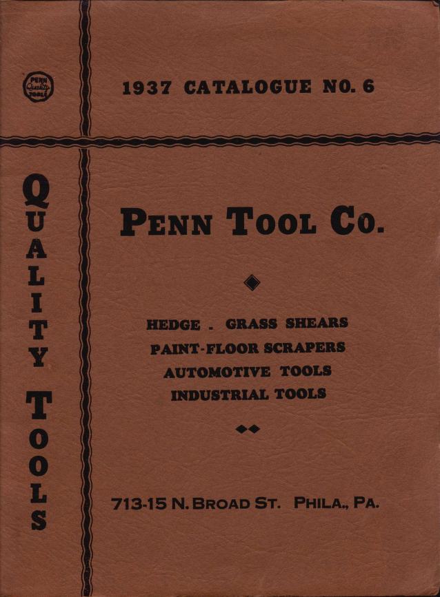Penn Tool Co. : 1937 Catalogue No. 6 : Penn Tool Co. : Free